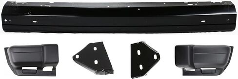 Garage-Pro Bumper Kit for Jeep Cherokee Sport 1997-2001 Front Painted Black Steel Canada or USA Built Vehicle Replaces # 5EE85TZZAC 1203544 5019155AA CH1002257 55175268AB CH1067104 55175269AB in Saudi Arabia
