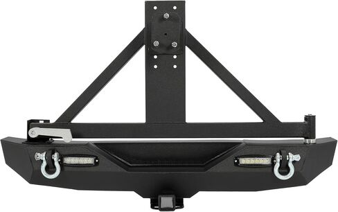 الوفير الخلفي Kuafu متوافق مع 2007-2018 Jeep Wrangler JK مع قفل الإطارات Carrier 2 "RESEIVER 18W in Saudi Arabia