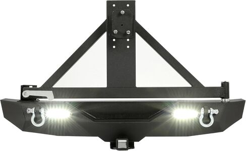 الوفير الخلفي Kuafu متوافق مع 2007-2018 Jeep Wrangler JK مع قفل الإطارات Carrier 2 "RESEIVER 18W in Saudi Arabia