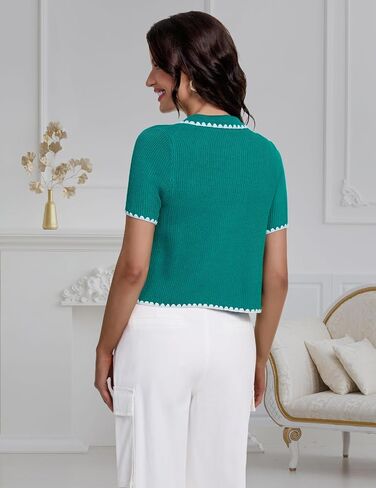 Cardigans Summer Summer Summer 2025 Spring Top Top Short Sleeve Blouse Blouse Tary Business Tops Casual Tops in Saudi Arabia