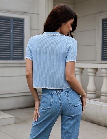 Cardigans Summer Summer Summer 2025 Spring Top Top Short Sleeve Blouse Blouse Tary Business Tops Casual Tops in Saudi Arabia