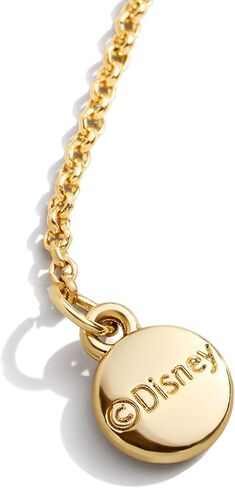 Mickey Mouse & Minnie Mouse Disney Better Half Necklace - Clear/Gold in Saudi Arabia