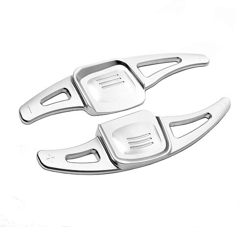 HIGH FLYING 2022 2023 2024 2025 for VW Volkswagen Golf MK8 GTI Aluminum Alloy Car Steering Shift Paddles Extension Accessories 2pcs/Pair (Black) in Saudi Arabia