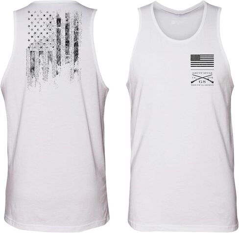Grunt Style 1776 Flag Men's Tank Top in Saudi Arabia