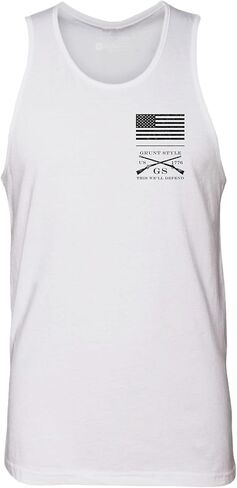 Grunt Style 1776 Flag Men's Tank Top in Saudi Arabia