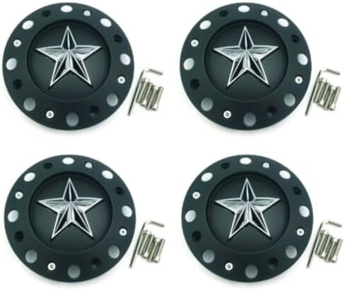 CENTER CENT CAP KMC XD Series Rockstar Wheel Cap 1001775 Matte Black 4pcs in Saudi Arabia