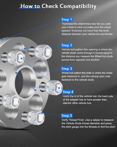 ECCPP 4PCS 5 LUG 1 "محولات العجلة Hubcentric تغيير نمط الترباس من 5x100mm إلى 5x114.3mm 56.1mm ملائمة لعام 1990-2014 لـ Subaru Legacy 2000-2014 لـ Subaru Outback in Saudi Arabia