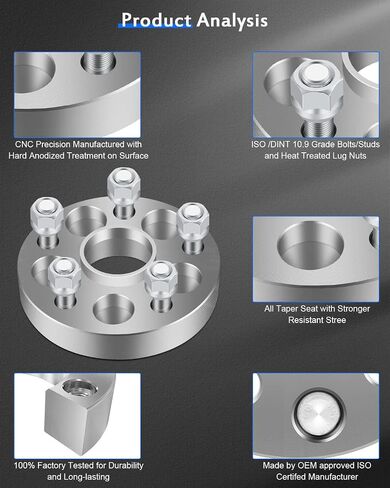 ECCPP 4PCS 5 LUG 1 "محولات العجلة Hubcentric تغيير نمط الترباس من 5x100mm إلى 5x114.3mm 56.1mm ملائمة لعام 1990-2014 لـ Subaru Legacy 2000-2014 لـ Subaru Outback in Saudi Arabia
