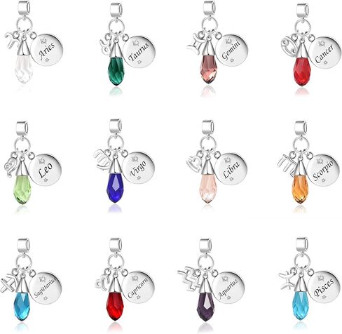 Blarkstones Zodiac Sign Sign Dangle سحر تناسب باندورا سحر لحظات الأساور in Kuwait