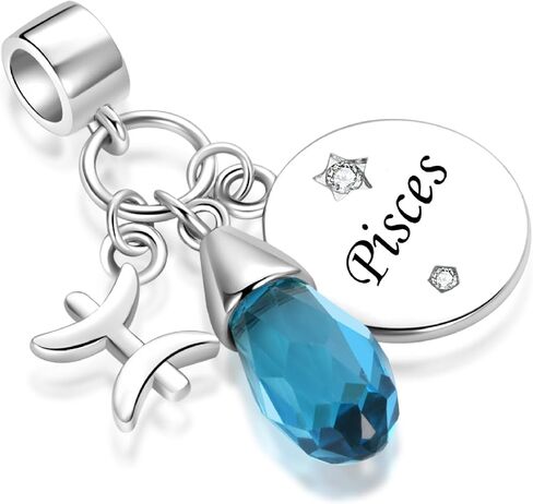 Blarkstones Zodiac Sign Sign Dangle سحر تناسب باندورا سحر لحظات الأساور in Kuwait