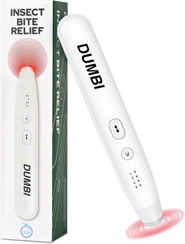 Bug Bite Suction and Itch Relief Tool, Mosquito Bite Sucker Tool, 2IN1 Rechargeable Pen with Sucker and Heat Tool Fast Mosquito and Bug Bite Itch Relief After Bite Insect Sting Bite Away Heat Pen in Kuwait