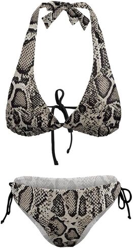 Womens Bikini Triangle Sets 2 Piece Swimsuit Halter String Swimwear Bathing Suit in Saudi Arabia