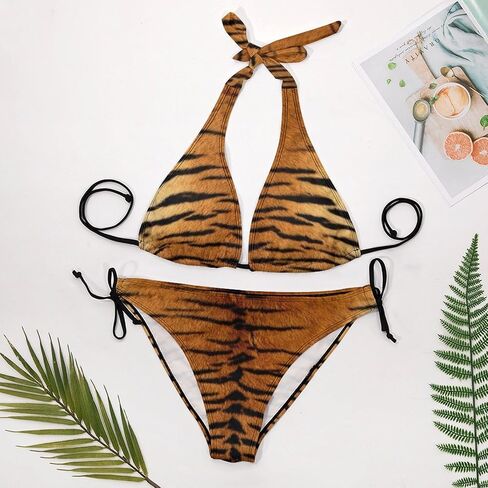 Womens Bikini Triangle Sets 2 Piece Swimsuit Halter String Swimwear Bathing Suit in Saudi Arabia