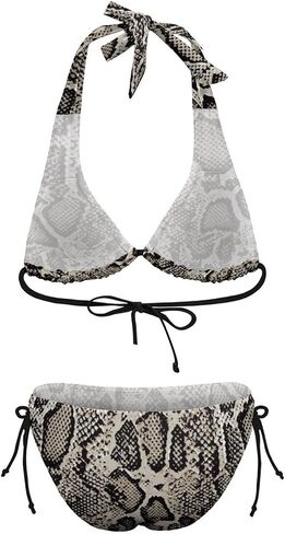 Womens Bikini Triangle Sets 2 Piece Swimsuit Halter String Swimwear Bathing Suit in Saudi Arabia