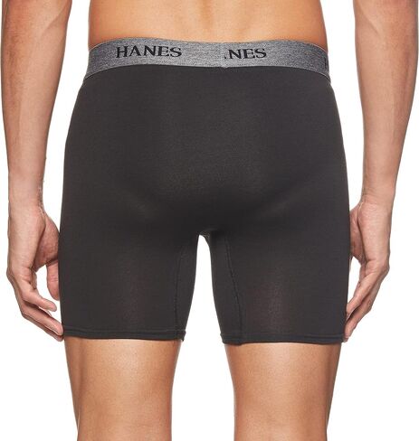 Hanes Ultimate Men's 4-Pack Freshiq مصبوغ الملاكم مع Comfortflex Ceistband Brief Colors قد تختلف in Kuwait