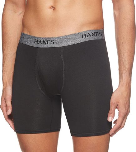 Hanes Ultimate Men's 4-Pack Freshiq مصبوغ الملاكم مع Comfortflex Ceistband Brief Colors قد تختلف in Kuwait