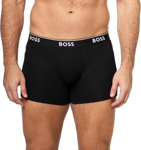 BOSS Men's 3-Pack Multi Color Bold Logo Boxer Briefs in Saudi Arabia