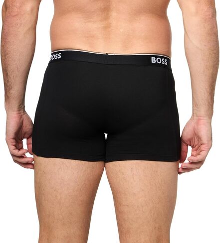 BOSS Men's 3-Pack Multi Color Bold Logo Boxer Briefs in Saudi Arabia