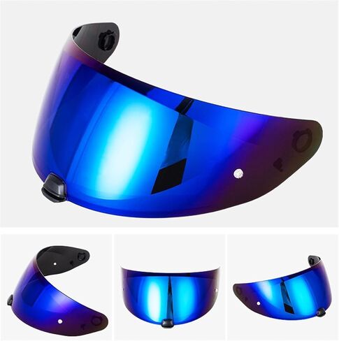 Helmet Visor Replacement Face Shield for HJC HJ-31 i70/i10 Anti-Fog Pinlock Ready Shield Visor Wind Shield Helmet Lens (Dark Smoke) in Kuwait