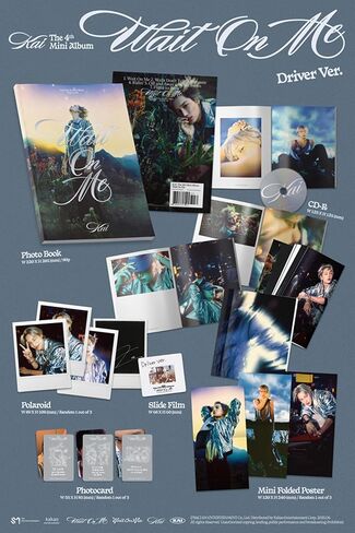 Kai Exo Wait On Me 4th Mini Album (Photobook - Driver Ver.) in Kuwait