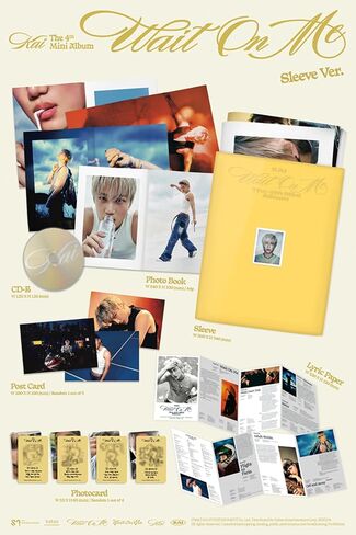 Kai Exo Wait On Me 4th Mini Album (Photobook - Driver Ver.) in Kuwait