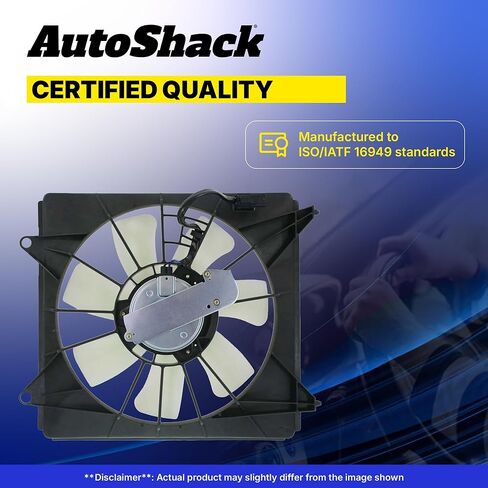 AutoShack Radiator Cooling Fan Assembly Replacement for 2013-2015 2016 2017 2018 2019 Ford Taurus Police Interceptor Utility Police Interceptor Sedan 2016 2019 Explorer 3.5L 3.7L V6 AWD FWD FA721566 in Saudi Arabia