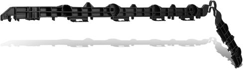 Auto Dynasty TO1133106 Rear Bumper Cover Support Bracket Compatible with Toyota Camry 2012-2014, Passenger Right Side, Polished Black in Saudi Arabia