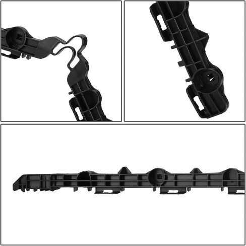 Auto Dynasty TO1133106 Rear Bumper Cover Support Bracket Compatible with Toyota Camry 2012-2014, Passenger Right Side, Polished Black in Saudi Arabia
