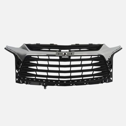 telfair Front Upper & Lower Bumper Cover Fit for 2019-2023 Chevy Blazer LT - Primed Black/Gray in Kuwait