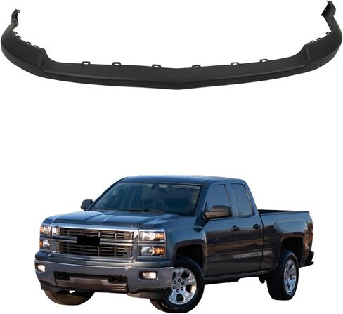 Plastic Front Upper Bumper Cover Primered Replacement for Silverado 1500 2014-2015 23432482 GM1014112C in Saudi Arabia