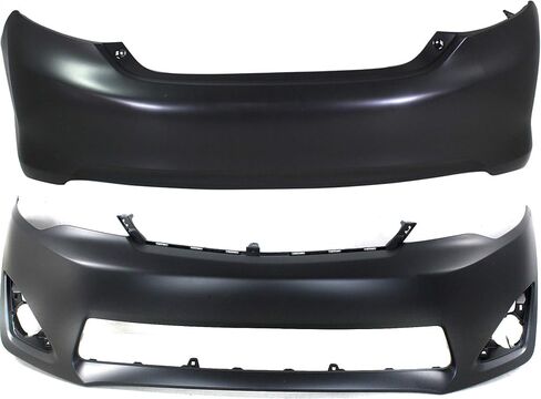 Garage-Pro Front and Rear Bumper Cover Set of 2 Compatible With Toyota Camry 2012-2014, Primed, For L/LE/XLE/Hybrid Models in Saudi Arabia
