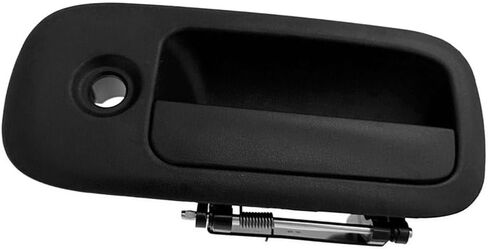 1Pc Car Outside Exterior Door Handle Front Driver LH/Passenger RH Side for Chevrolet Express 1500 2500 3500 1996-2009 25942271(Black-Front Right) in Saudi Arabia