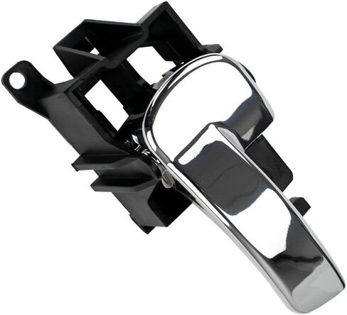 Car Inner Door Handle Front Rear Left Right Chrome for Nissan Navara D40 Ute for Nissan Pathfinder R51 05 806714X02B 806704X02B(Black-Front Rear Left) in Saudi Arabia