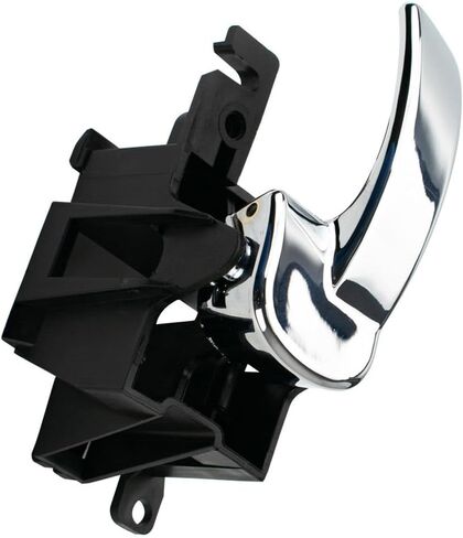 Car Inner Door Handle Front Rear Left Right Chrome for Nissan Navara D40 Ute for Nissan Pathfinder R51 05 806714X02B 806704X02B(Black-Front Rear Left) in Saudi Arabia