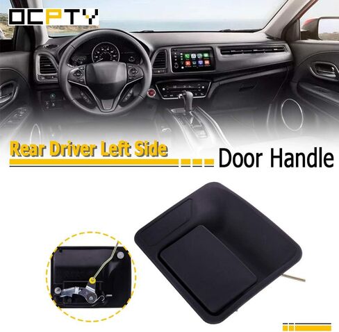 OCPTY Door Handle Exterior Rear Driver Left Side Replacement for 1999-2015 for F-250 for F-350 for F-450 for F-550 Outside Door Handle Black in Saudi Arabia