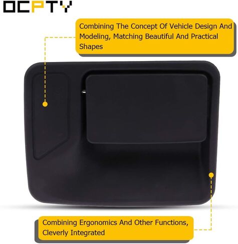 OCPTY Door Handle Exterior Rear Driver Left Side Replacement for 1999-2015 for F-250 for F-350 for F-450 for F-550 Outside Door Handle Black in Saudi Arabia