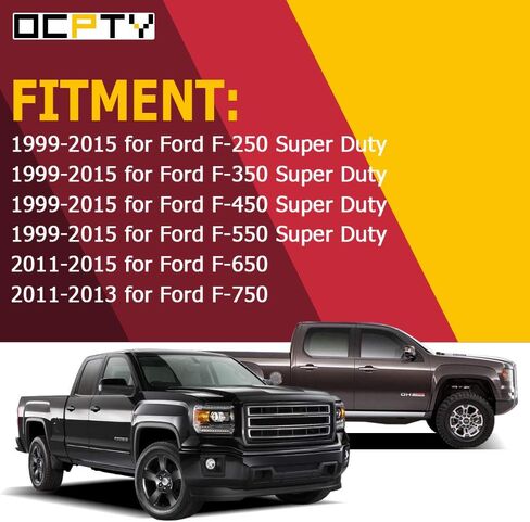 OCPTY Door Handle Exterior Rear Driver Left Side Replacement for 1999-2015 for F-250 for F-350 for F-450 for F-550 Outside Door Handle Black in Saudi Arabia