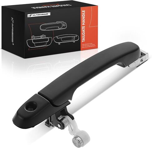 A-Premium Tailgate Handle Liftgate Latch Handle with Keyhole Compatible with Honda CR-V CRV 2002 2003 2004 2005 2006, Smooth Black, Replace# 74810-S9A-J11ZB in Saudi Arabia