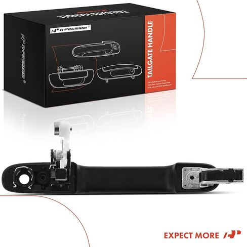 A-Premium Tailgate Handle Liftgate Latch Handle with Keyhole Compatible with Honda CR-V CRV 2002 2003 2004 2005 2006, Smooth Black, Replace# 74810-S9A-J11ZB in Saudi Arabia