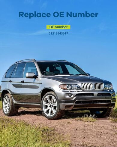 Lujuntec خارج مقبض الباب الخارجي استبدال جانب السائق في 2000-2006 x5 أسود in Saudi Arabia