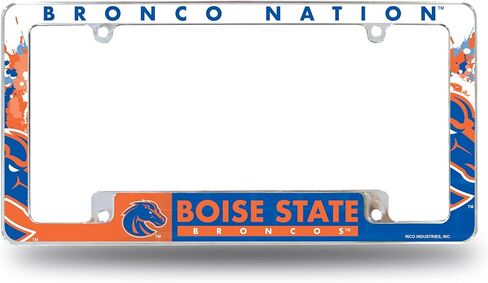 Rico Industries NCAA Arkansas-Pine Bluff Golden Lions UAPB 12" x 6" Chrome All Over Automotive License Plate Frame for Car/Truck/SUV in Saudi Arabia