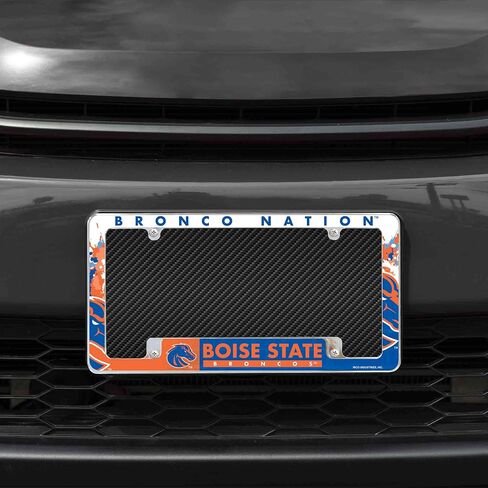 Rico Industries NCAA Arkansas-Pine Bluff Golden Lions UAPB 12" x 6" Chrome All Over Automotive License Plate Frame for Car/Truck/SUV in Saudi Arabia