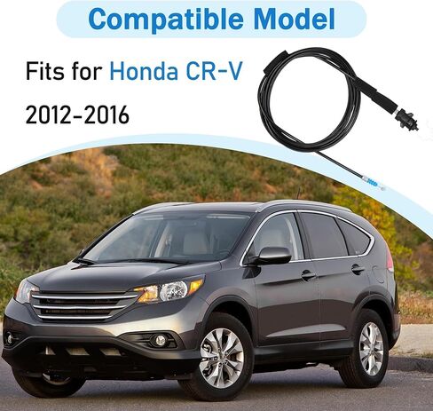 Fuel Gas Door Release Cable Fit for Honda CR-V 2012 2013 2014 2015 2016 Replace 74411-T0A-003 in Saudi Arabia