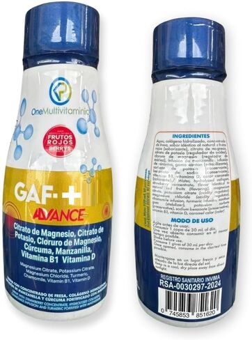 Gaf + Formula avanzada - Multivitamin, 10.14 Fl Oz, 300ML, Red Fruit Flavor in Saudi Arabia