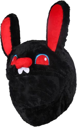 Helmet Cover Full Face Bunny Decorative Gifts Soft Universal for Men Women Funny Helmet Cover Helmet Protective Cover in Saudi Arabia