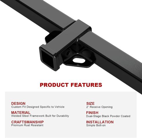 APS REAT TORING HIGH RECEIVER ، Class 3 Trailer Hitch متوافق مع Chevrolet Express 2500/GMC Savana 2500 1996-2025 in Saudi Arabia