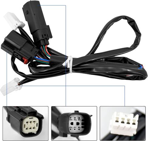 Rear Fender Filler Panel Lights Turn Signals Running Brake Lamp Compatible with Harley Touring Steet Glide Road Glide Road King Special 2014-2023 Black Housing Black Len in Kuwait