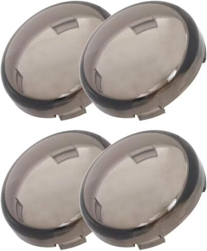 4 Pcs Smoke Turn Signal Lens Cover For Harley-Davidson Dyna Fat Bob FXDF 2008-2017 in Saudi Arabia