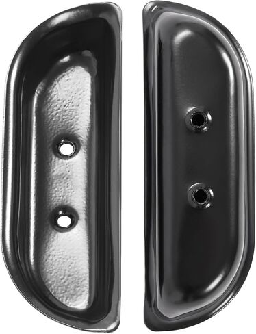 Front Door Armrest Cup Holder Compatible with 1973-1979 Ford F-Series F-100 F-150 F-250 F-350 Bronco Pickup Truck Inner Door Panel Handle Arm Rest Container Bin Chrome Silvery Steel in Saudi Arabia