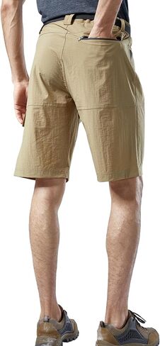 Mr.Stream Men Men Summer Quick Drying Fishing Zipper Pocket Lixt Weist Golf Cargo Shorts in Saudi Arabia